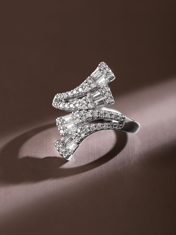 American Diamond Zirconia Stylish Ring