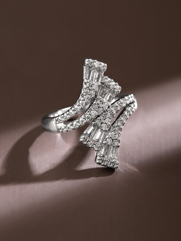 American Diamond Zirconia Stylish Ring