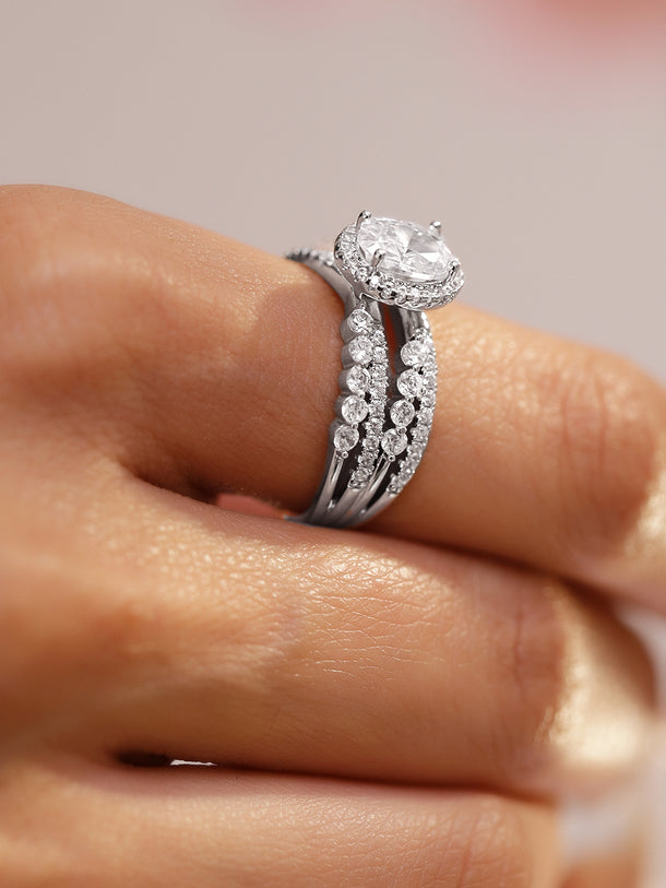 American Diamond Zirconia Studded Ring