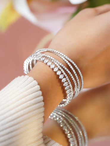 Multi Line Studded Bracelet