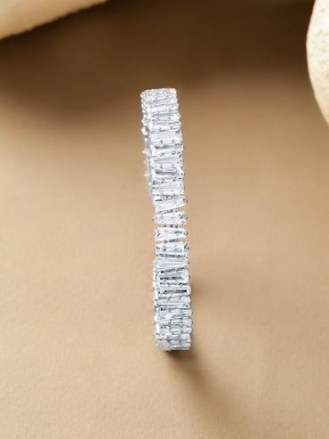 Baguette Crystal Cuff Bracelet