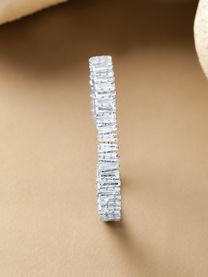 Baguette Crystal Cuff Bracelet