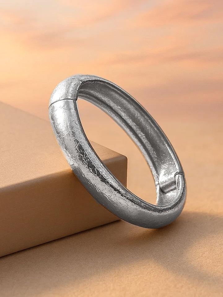 Rubans Silver-Plated Bangle-Style Bracelet