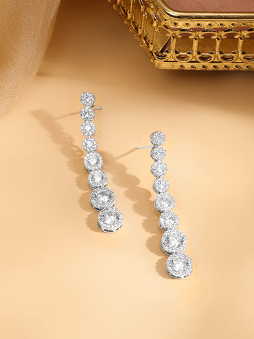 American Diamond Zirconia Necklace Set