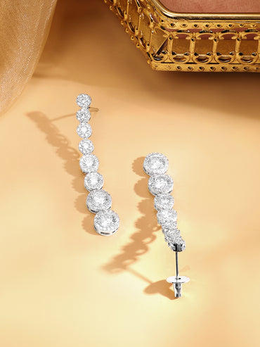 American Diamond Zirconia Necklace Set