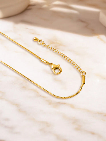 Gold Toned Pendant Necklace Set