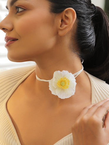 Iconic Floral Statement Choker Necklace