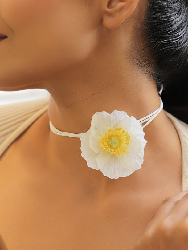 Iconic Floral Statement Choker Necklace