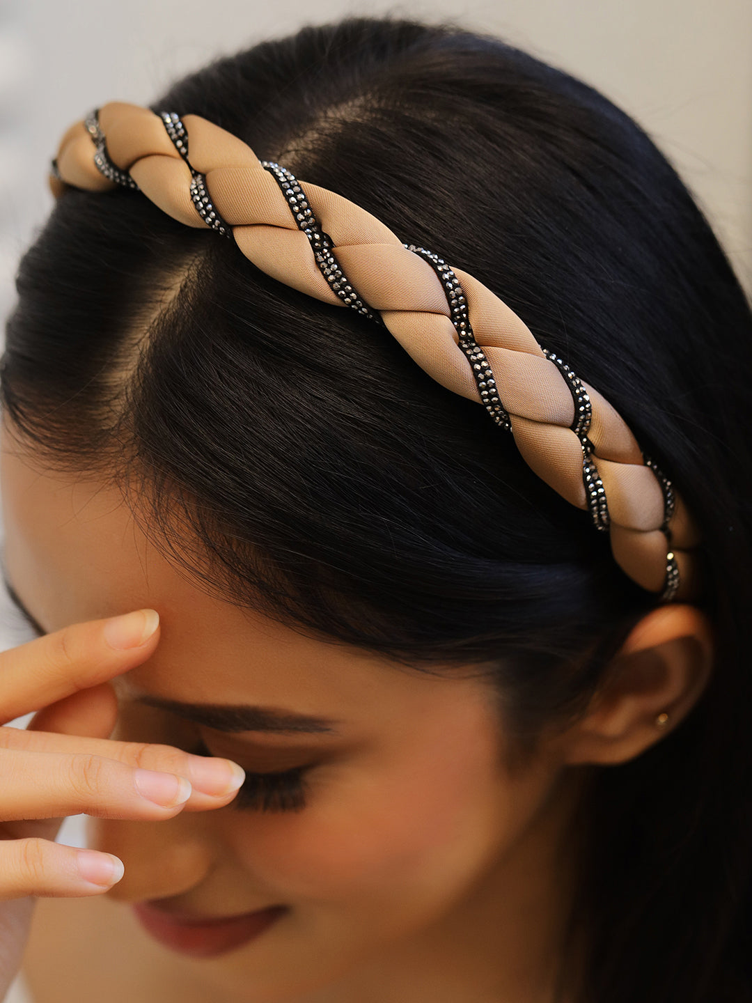 Embellished Satin Headband