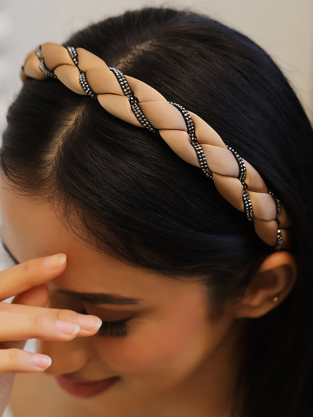 Embellished Satin Headband