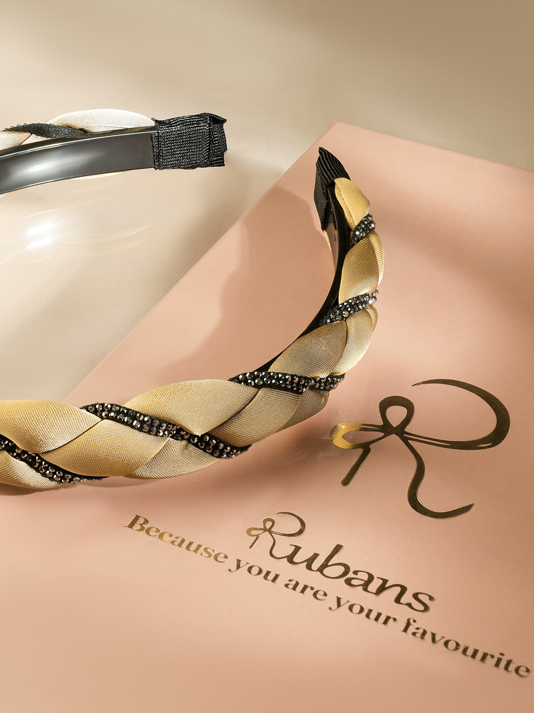 Embellished Satin Headband