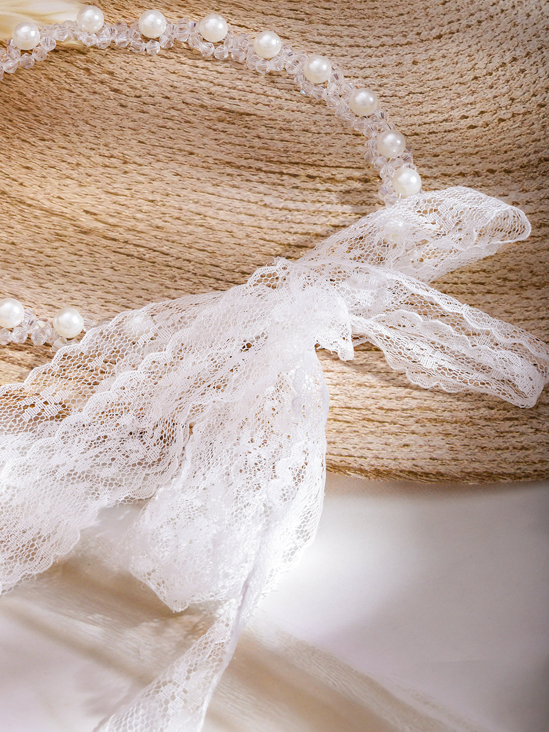 Gleaming Crystal & Pearl Hair Band