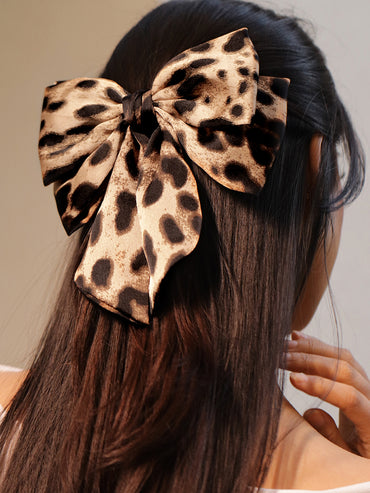 Yellow & Black Bow Hair Pin