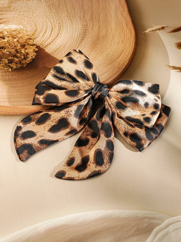 Yellow & Black Bow Hair Pin