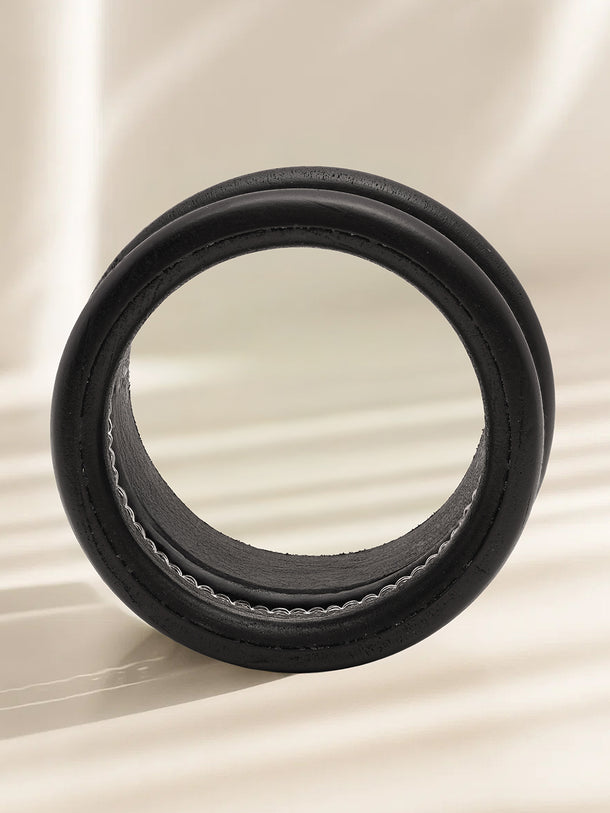 Bold Stacks Black Western Statement Bracelet