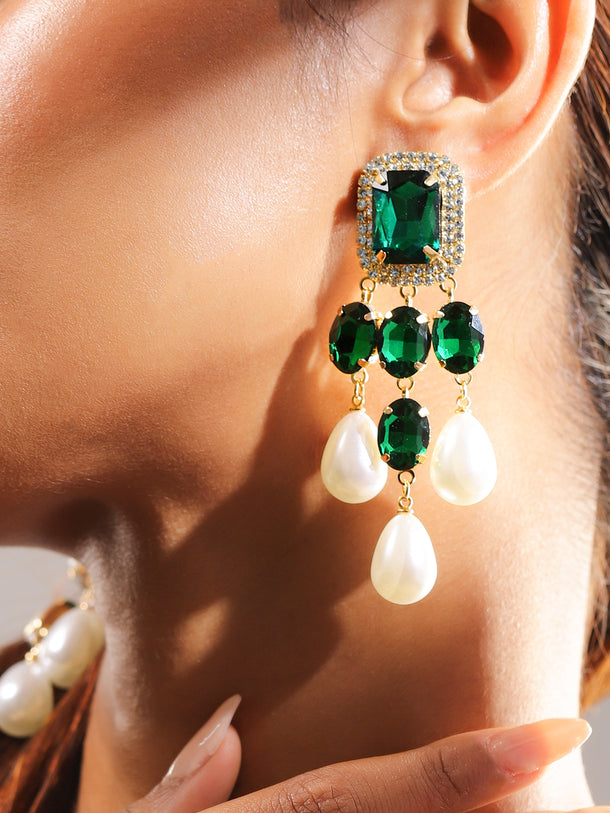 Pearls Beneath the Green Grace Drops