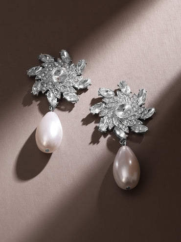 Dazzling Crystal Petal Showstopper Earrings