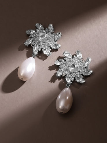 Dazzling Crystal Petal Showstopper Earrings
