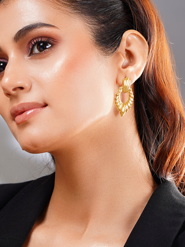Demi Fine Twisted Statement Drop Earrings