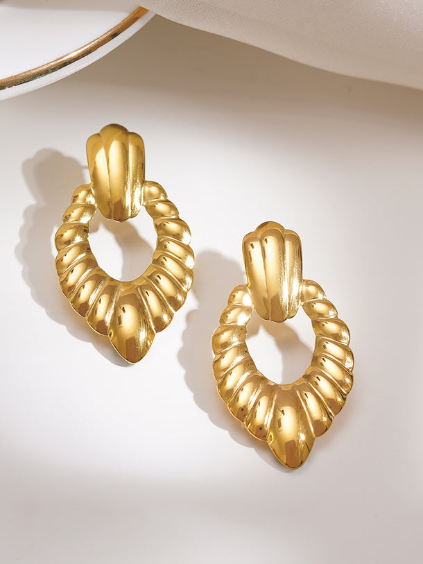 Demi Fine Twisted Statement Drop Earrings