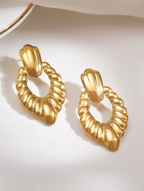 Demi Fine Twisted Statement Drop Earrings