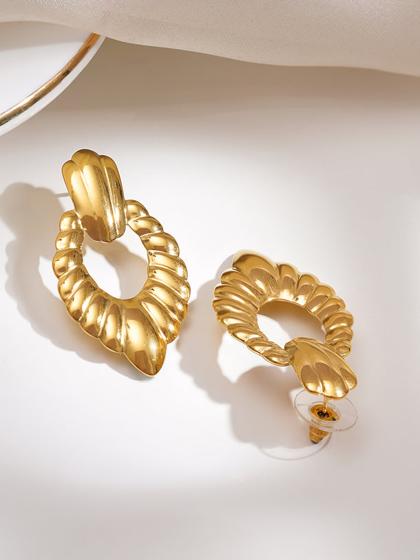 Demi Fine Twisted Statement Drop Earrings