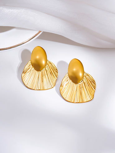 Demi Fine Oversized Shell Statement Earrings