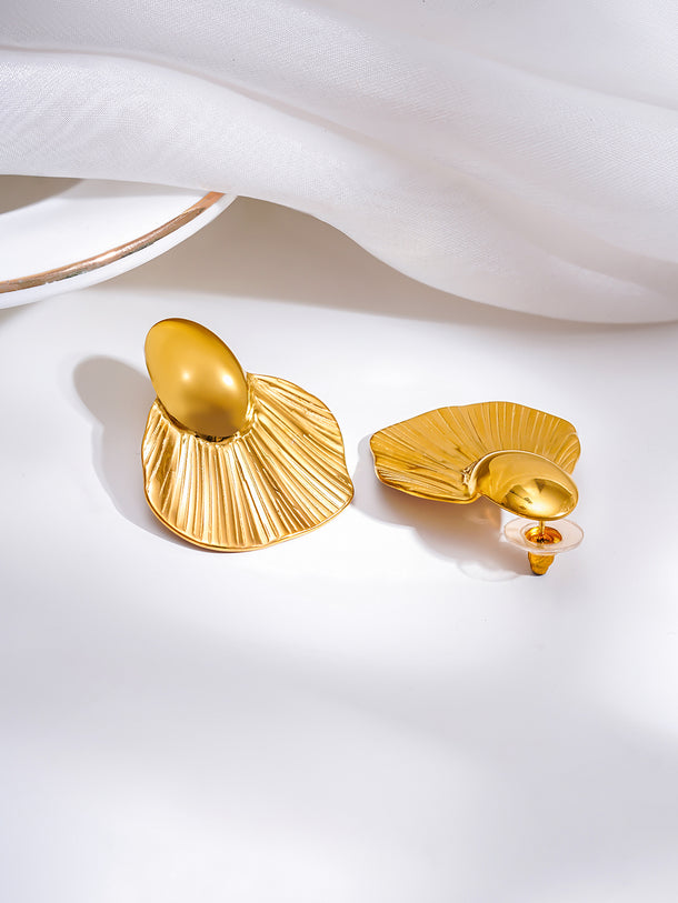 Demi Fine Oversized Shell Statement Earrings