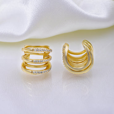 Gold Toned Ear Cuffs