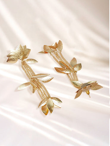 Moonlit Pearls & Kundan Danglers