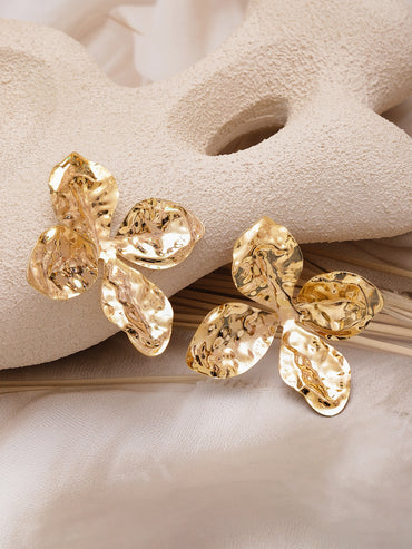 Gold Toned Stud Earrings