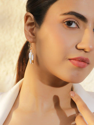 Gold Toned Hoop & Stud Earrings Pack of 9