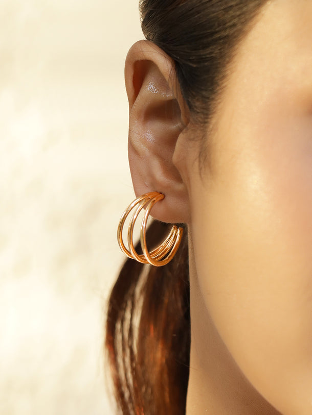 Pack of 9 Hoop & Stud Earrings