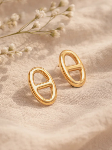 Demi Fine 18K Gold Plated Stud Earrings | Anti Tarnish