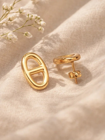 Demi Fine 18K Gold Plated Stud Earrings | Anti Tarnish