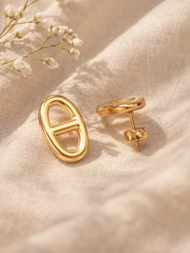 Demi Fine 18K Gold Plated Stud Earrings | Anti Tarnish