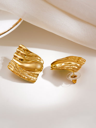 Demi Fine Liquid Gold Stud Earrings