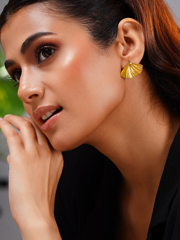 Demi Fine Seaside Glow Statement Studs Earrings