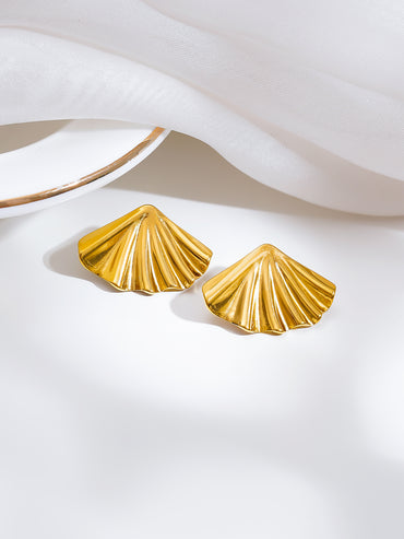 Demi Fine Seaside Glow Statement Studs Earrings