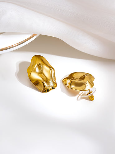 Demi Fine Golden Mood Stud Earrings