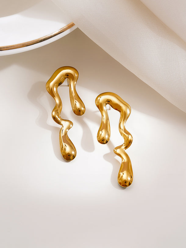 Demi Fine Molten Glow Drop Earrings