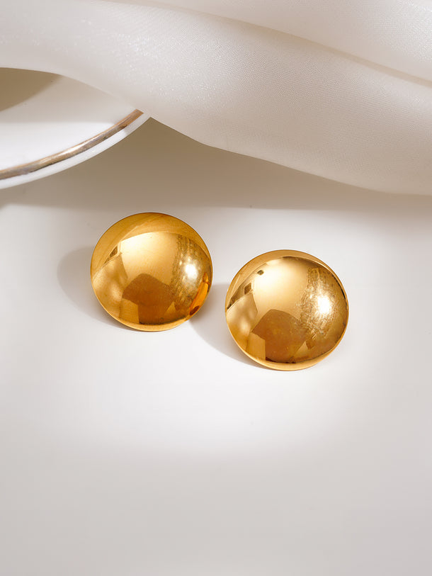 Demi Fine Bold Dome Oversized Studs