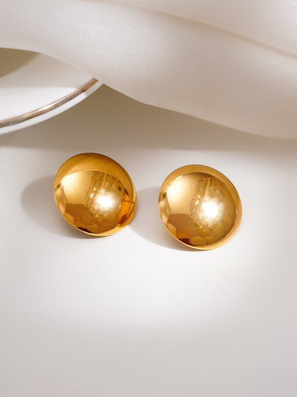 Demi Fine Bold Dome Oversized Studs