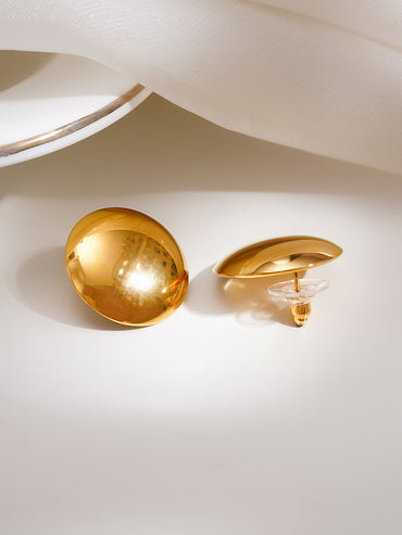 Demi Fine Bold Dome Oversized Studs