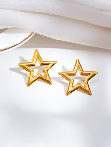 Demi Fine Shooting Star Statement Studs Earrings