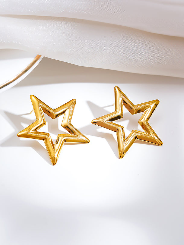 Demi Fine Shooting Star Statement Studs Earrings