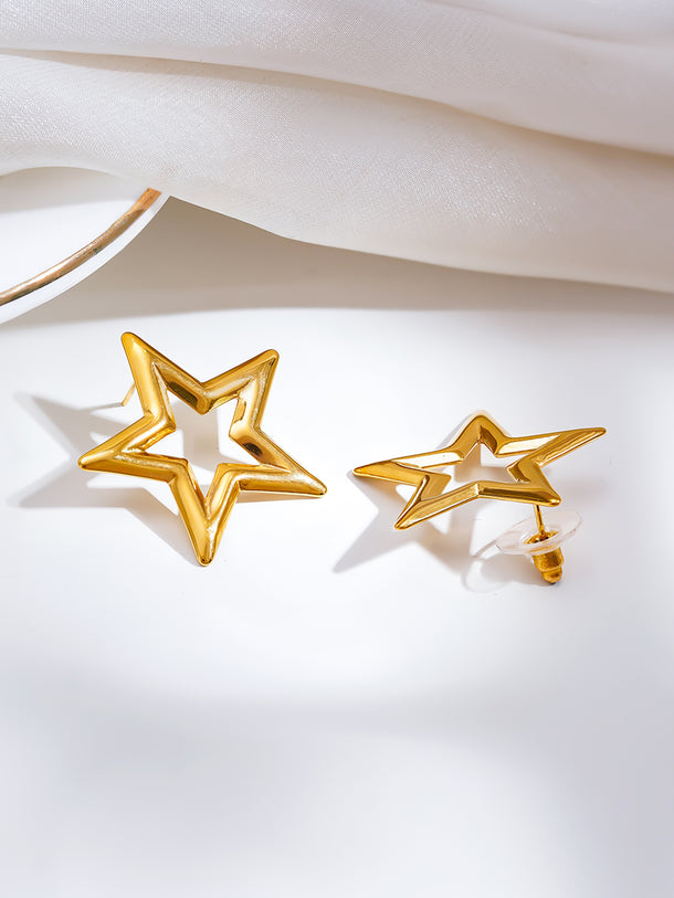 Demi Fine Shooting Star Statement Studs Earrings