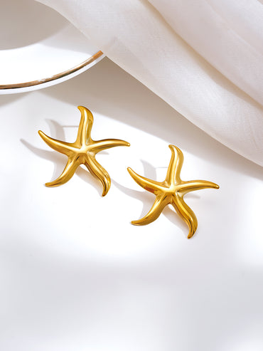Demi Fine Starfish Glow Statement Earrings