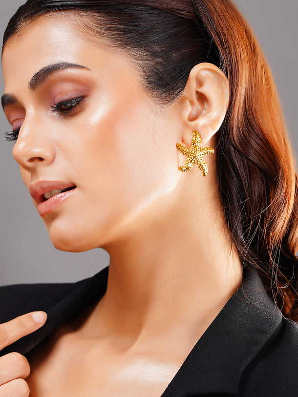 Demi Fine Coastal Charm Statement Earrings
