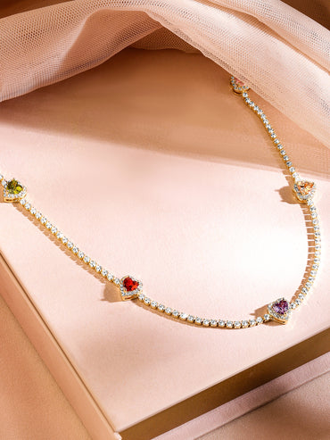 Beloved Hearts Adorn Necklace